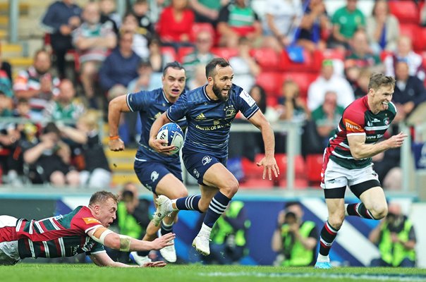 Jamison Gibson-Park Leinster breaks v Leicester Champions Cup 2022