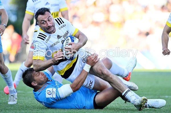 Jeremy Sinzelle La Rochelle v Handre Pollard Montpellier Champions Cup 2022
