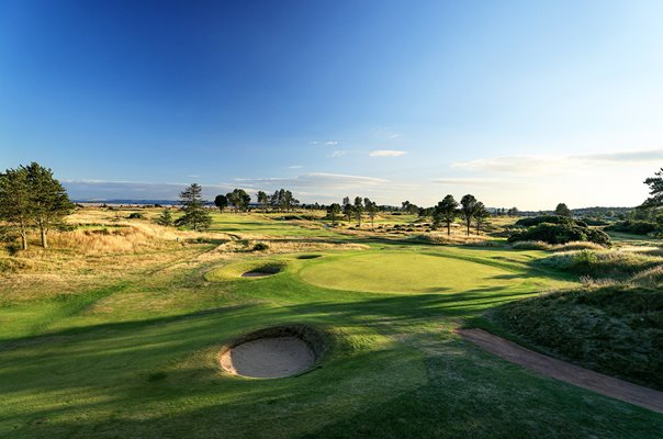 Par 4 13th Hole Monifieth Golf Links Dundee Scotland