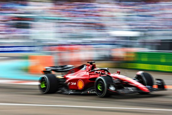 Charles Leclerc Monaco driving Ferrari Miami Grand Prix 2022