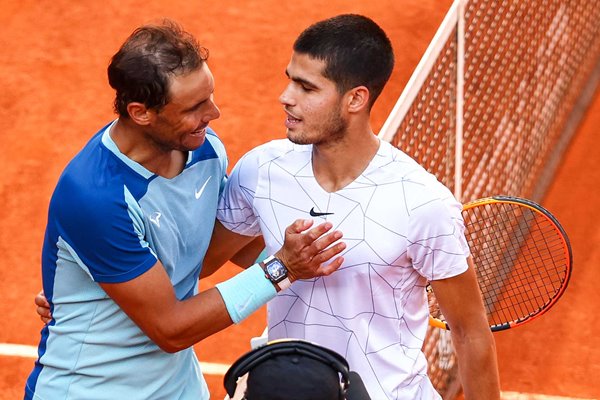 Carlos Alcaraz Spain beats Rafael Nadal Madrid Open 2022