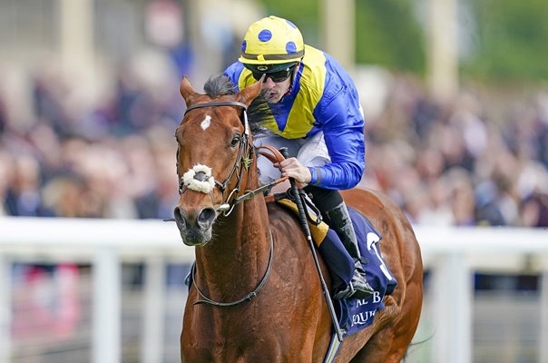 Richard Kingscote and Desert Crown win Dante Stakes York 2022