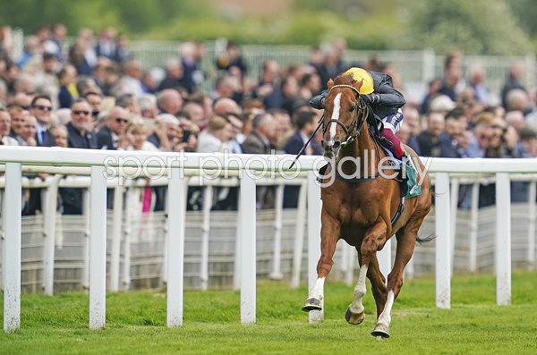Frankie Dettori riding Stradivarius win The Yorkshire Cup York 2022