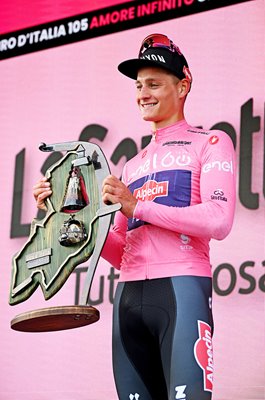 Mathieu Van Der Poel Netherlands Pink Jersey Stage 1 Giro 2022