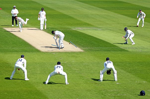 Shaheen Afridi Middlesex bowls Aaron Beard Sussex County Championship 2022