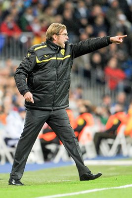 Head coach Juergen Klopp of Dortmund