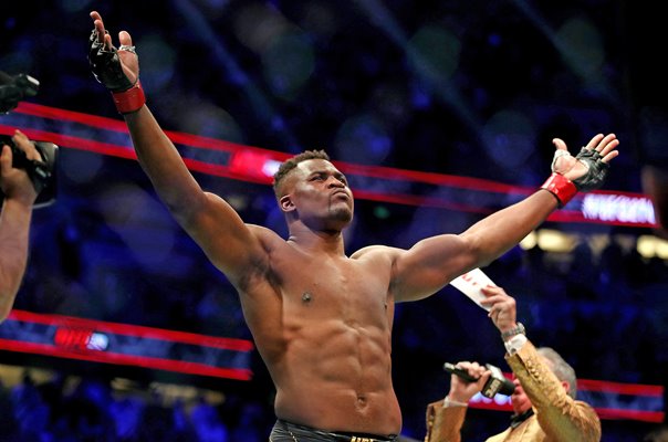 Francis Ngannou Cameroon Heavyweight Fight v Ciryl Gane France 2022