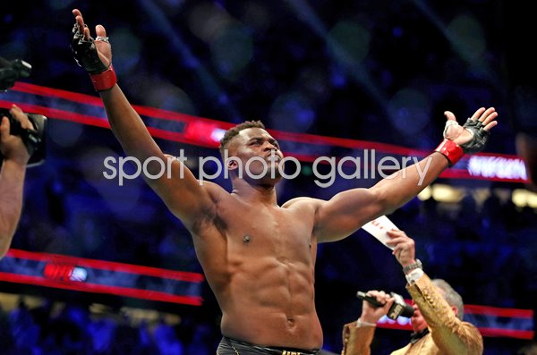 Francis Ngannou Cameroon Heavyweight Fight v Ciryl Gane France 2022