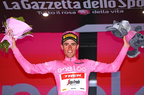 Juan Pedro López Spain Pink Jersey Stage 10 Giro d'Italia 2022 