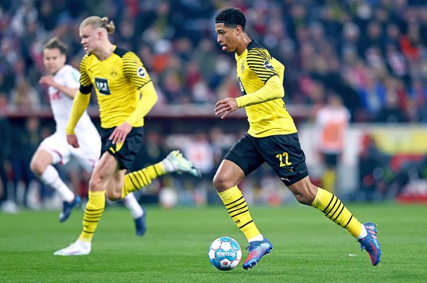 Jude Bellingham & Erling Haaland Borussia Dortmund Bundesliga 2022