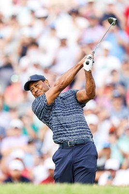 Tiger Woods drives USPGA Southern Hills CC Tulsa 2022