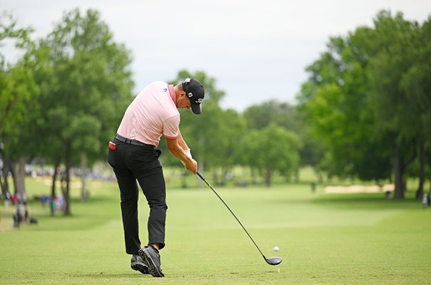 Justin Thomas USA drives 3rd Tee Final Round USPGA Southern Hills 2022