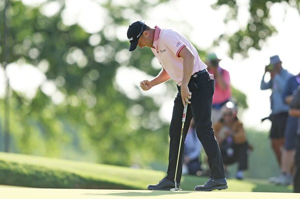 Justin Thomas USA winning moment USPGA Southern Hills 2022