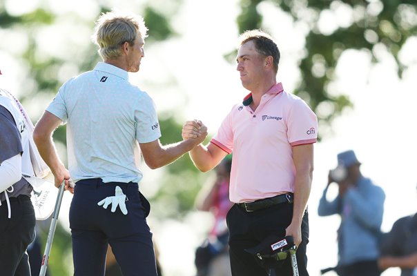 Justin Thomas & Will Zalatoris USA USPGA Southern Hills Tulsa 2022