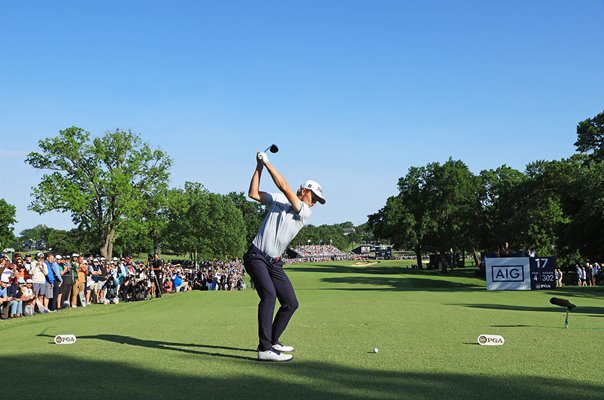 Will Zalatoris USA 17th tee Playoff USPGA Southern Hills 2022