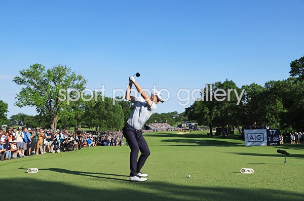 Will Zalatoris USA 17th tee Playoff USPGA Southern Hills 2022