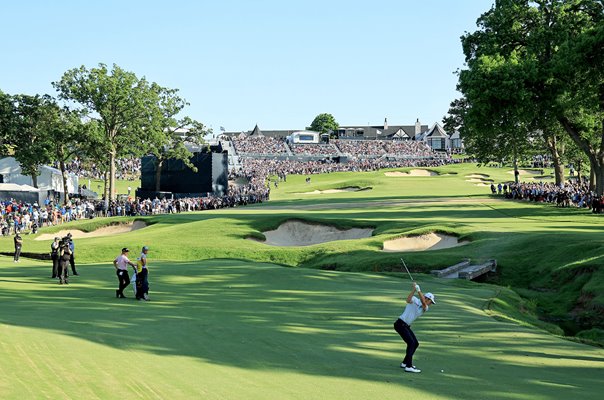 Will Zalatoris USA 18th Hole Play-off USPGA Southern Hills 2022