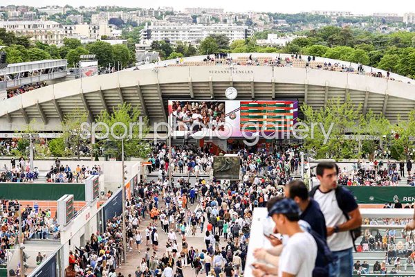 Roland Garros scene French Open 2022