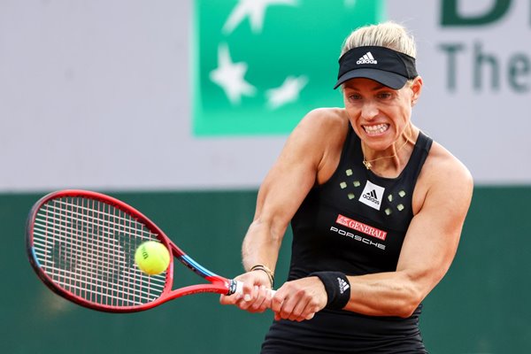 Angelique Kerber Germany backhand French Open Paris 2022