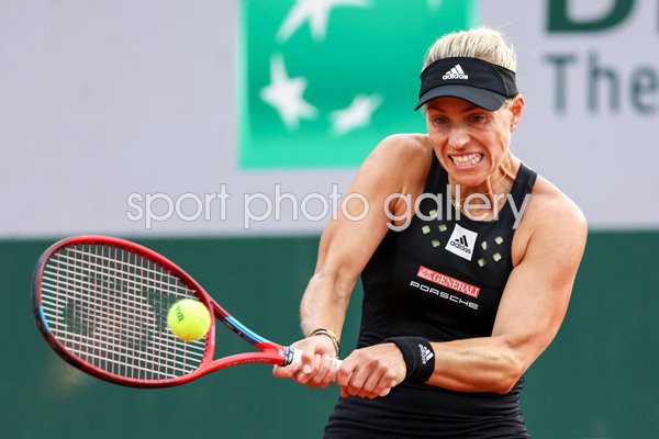 Angelique Kerber Germany backhand French Open Paris 2022