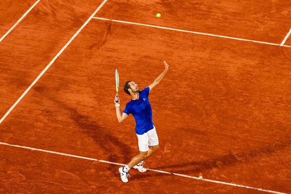 Richard Gasquet France serves French Open Roland Garros 2022
