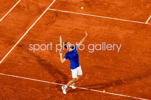 Richard Gasquet France serves French Open Roland Garros 2022