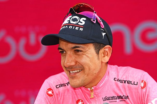 Richard Carapaz Ecuador Pink Jersey Stage 15 Giro d'Italia 2022  