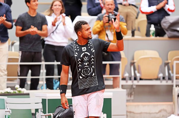 Jo-Wilfried Tsonga farewell French Open Paris 2022