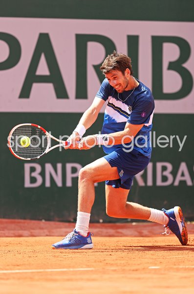 Cameron Norrie Great Britain backhand French Open Paris 2022