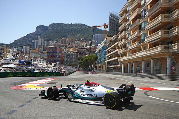 Lewis Hamilton Great Britain Mercedes driver Monaco 2022