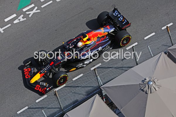 Max Verstappen Netherlands & Red Bull Aerial View Monaco 2022