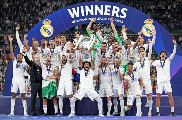 Real Madrid Champions League Winnes Paris 2022
