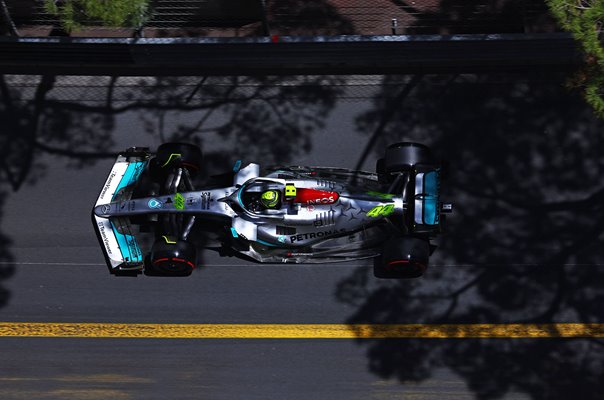 Lewis Hamilton Great Britain & Mercedes Aerial View Monaco 2022