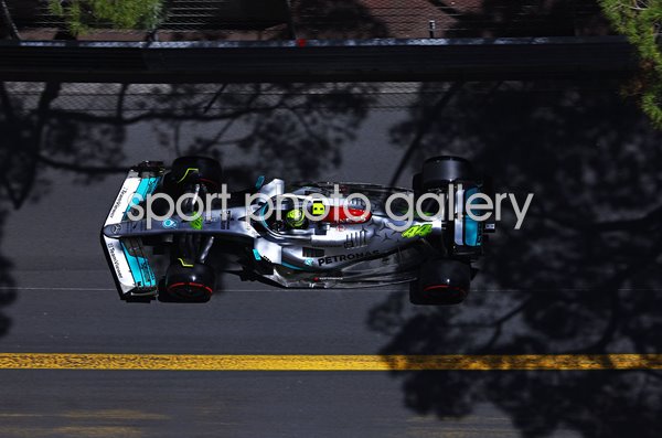 Lewis Hamilton Great Britain & Mercedes Aerial View Monaco 2022