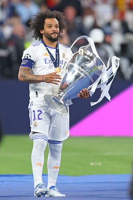 Marcelo Real Madrid Champions League Trophy Paris 2022