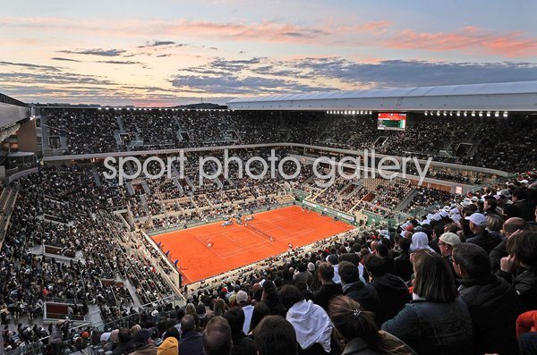 Daniil Medvedev v Marin Cilic Court Philippe Chatrier French Open 2022