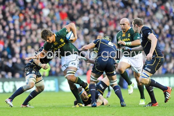 Eben Etzebeth South Africa v Scotland Murrayfield 2012