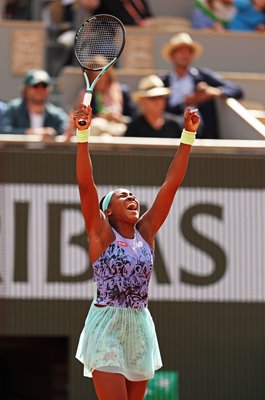 Coco Gauff beats Sloane Stephens USA Quarter Final French Open 2022