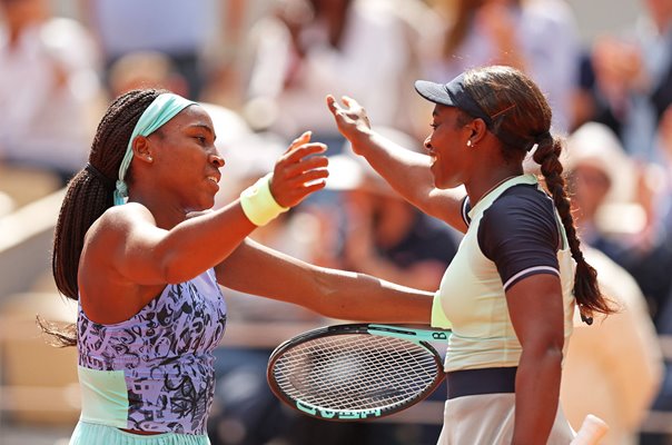 Coco Gauff & Sloane Stephens USA Quarter Final French Open 2022