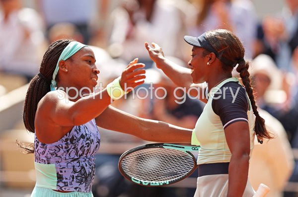 Coco Gauff & Sloane Stephens USA Quarter Final French Open 2022