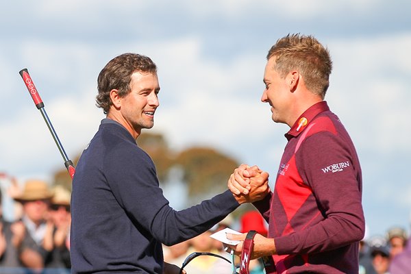 Adam Scott & Ian Poulter Australian Masters 2013