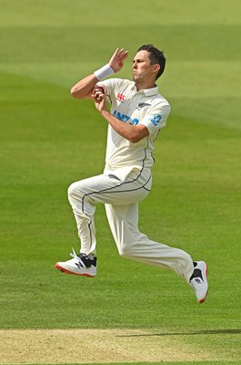 Trent Boult New Zealand bowls v England Lord's Test 2022