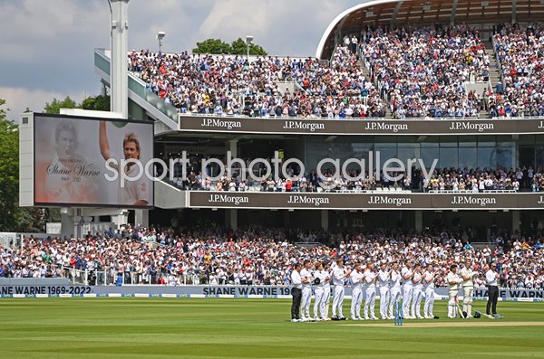 Lord's tribute to Shane Warne England v New Zealand Test 2022