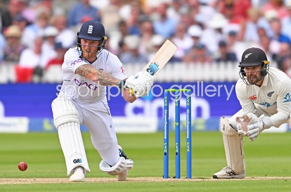 Ben Stokes England 6 v New Zealand Lord's 2022 - Triple Sequence 1 of 3