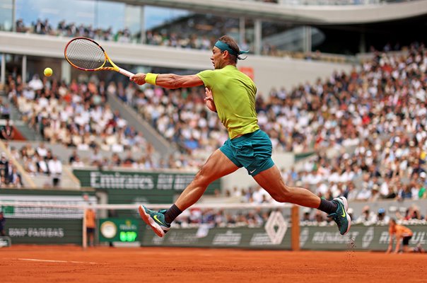 Rafael Nadal forehand v Casper Ruud French Open Final 2022