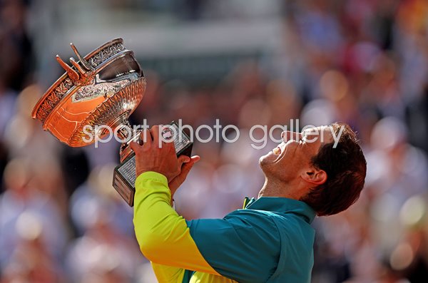 Rafael Nadal Spain 14th French Open & 22 Grand Slam Title Paris 2022