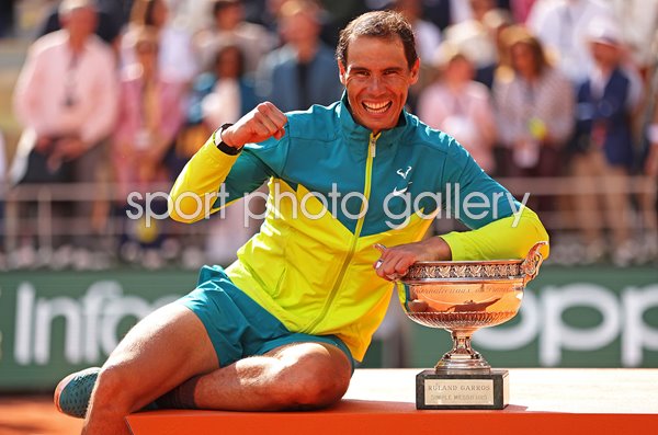 Rafael Nadal Spain celebrates 14th French Open Title Paris 2022