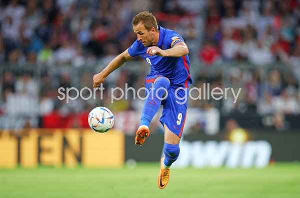 Harry Kane England in control v Germany Nations League Football 2022