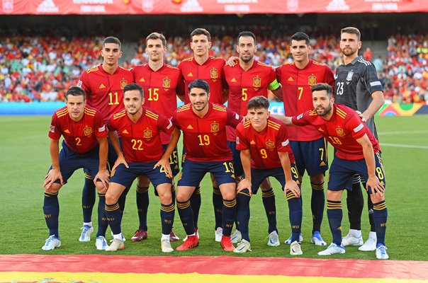 Spain team v Portugal Nations League Seville 2022
