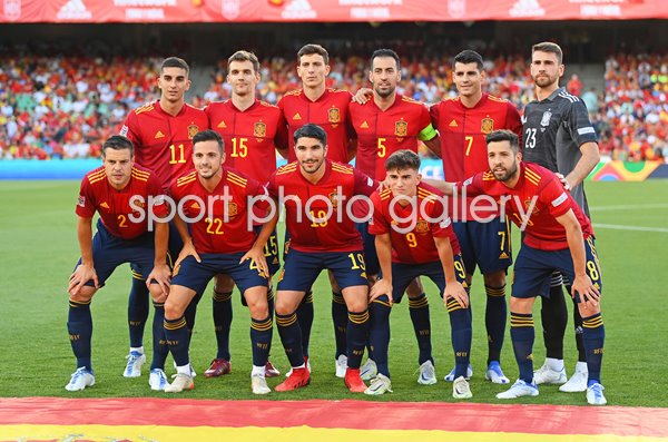 Spain team v Portugal Nations League Seville 2022